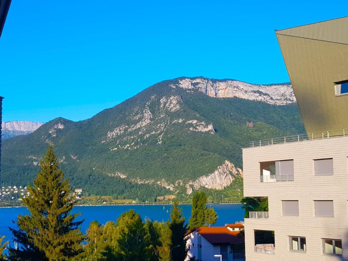 Corniche Joli T2 A 300 M Du Lac Avec Parking Prive Annecy Buitenkant foto